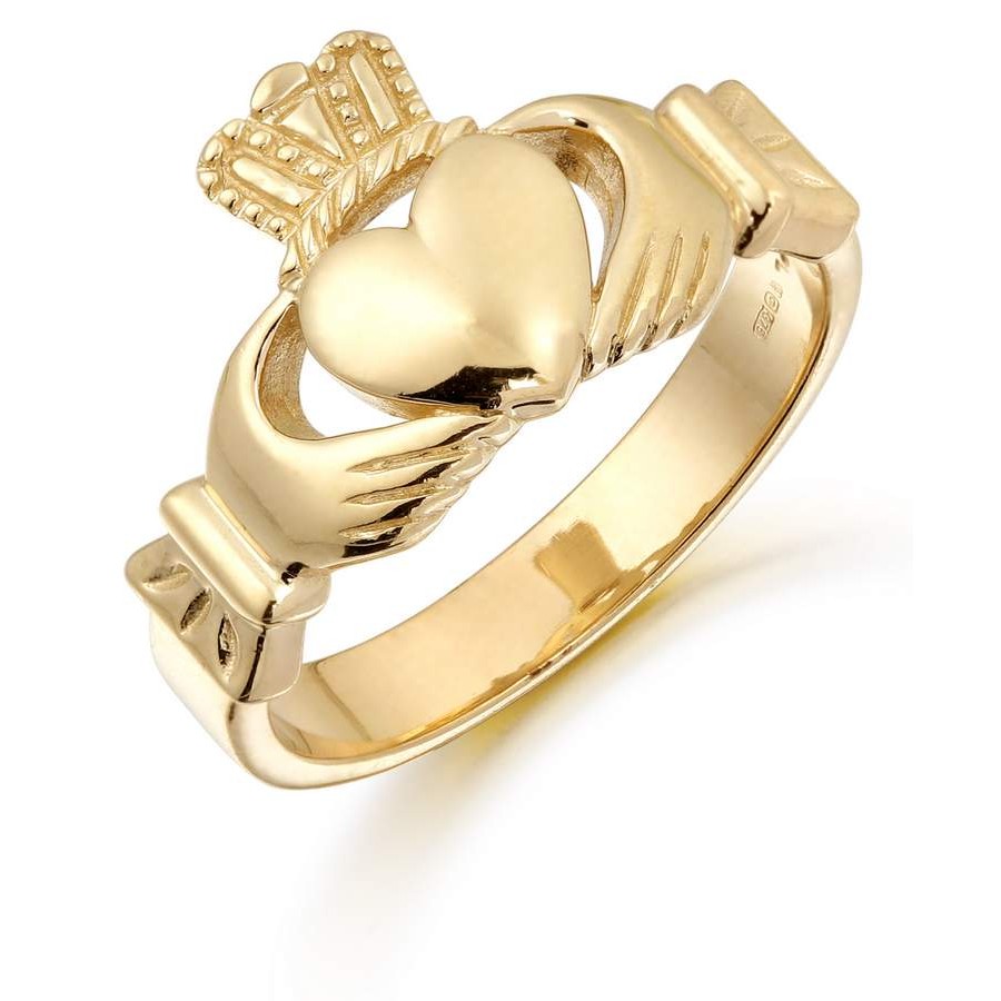 9ct Gold Claddagh Ring135A