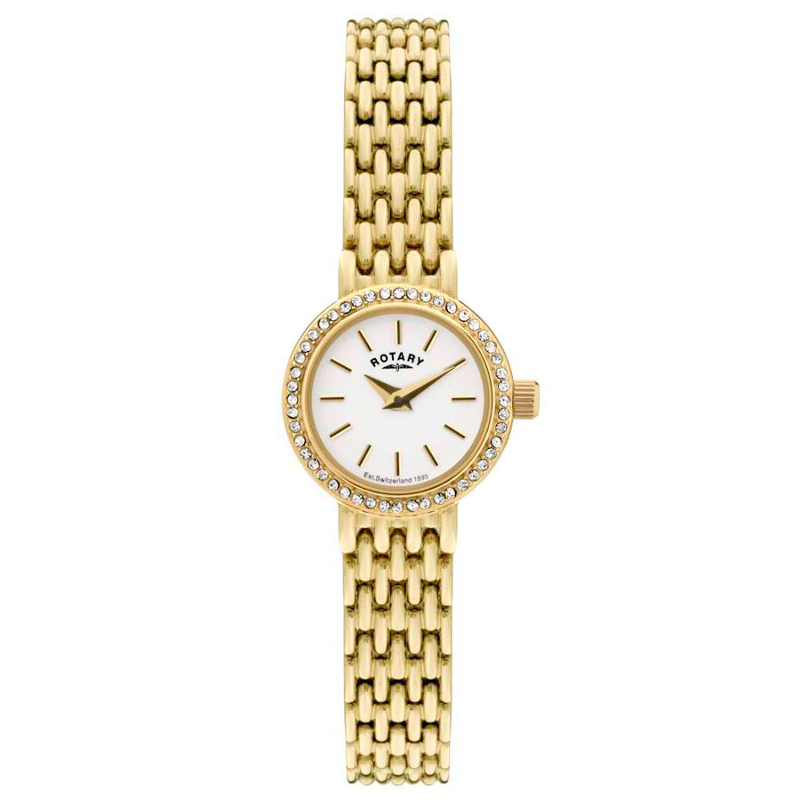 Rotary Ladies Gold Plated Dress Watch LB02835/03