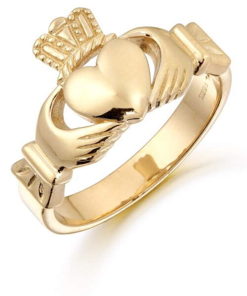 9ct Gold Claddagh Ring-136A