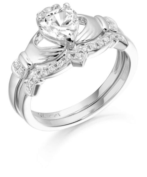 9ct Gold Claddagh Ring - CL34W