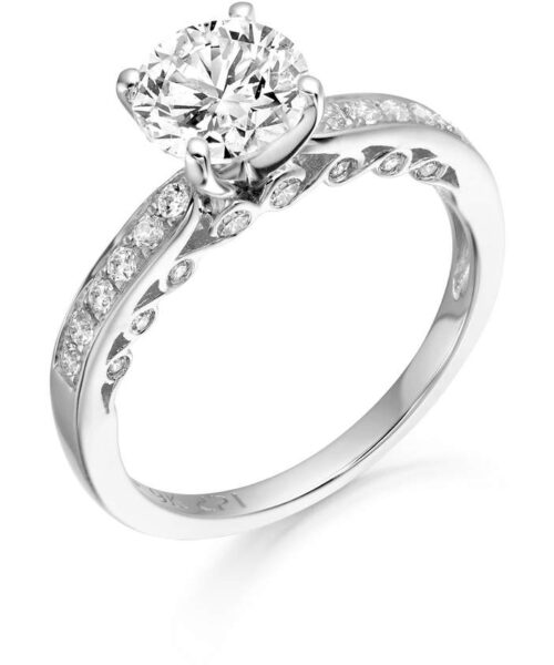 9ct Gold L'mour CZ Ring-MC306W