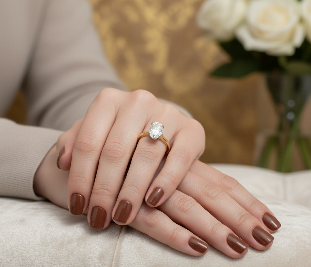 18ct Lab Diamond Engagement Ring-M725 - Image 2